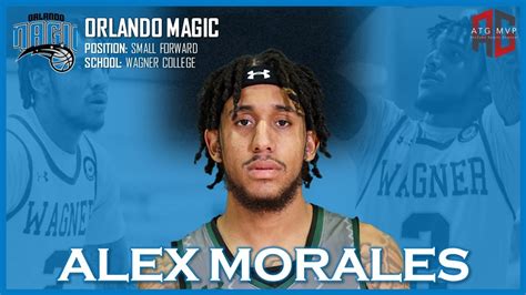 Alex Morales representing the Orlando Magic
